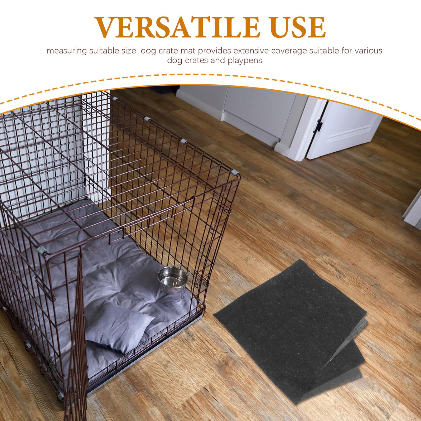 Almohadilla para Entrenamiento de Mascotas Reutilizable y Lavable, Absorbente Supergrande 120x125 Cm, Color Gris Oscuro, Tapete para Jaula y Control de Orina para Perros