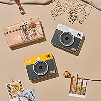 Vista 8 de Kodak Mini Shot 3 Retro 4PASS 2-in-1 Instant Digital Camera and Photo Printer (3x3 inches)