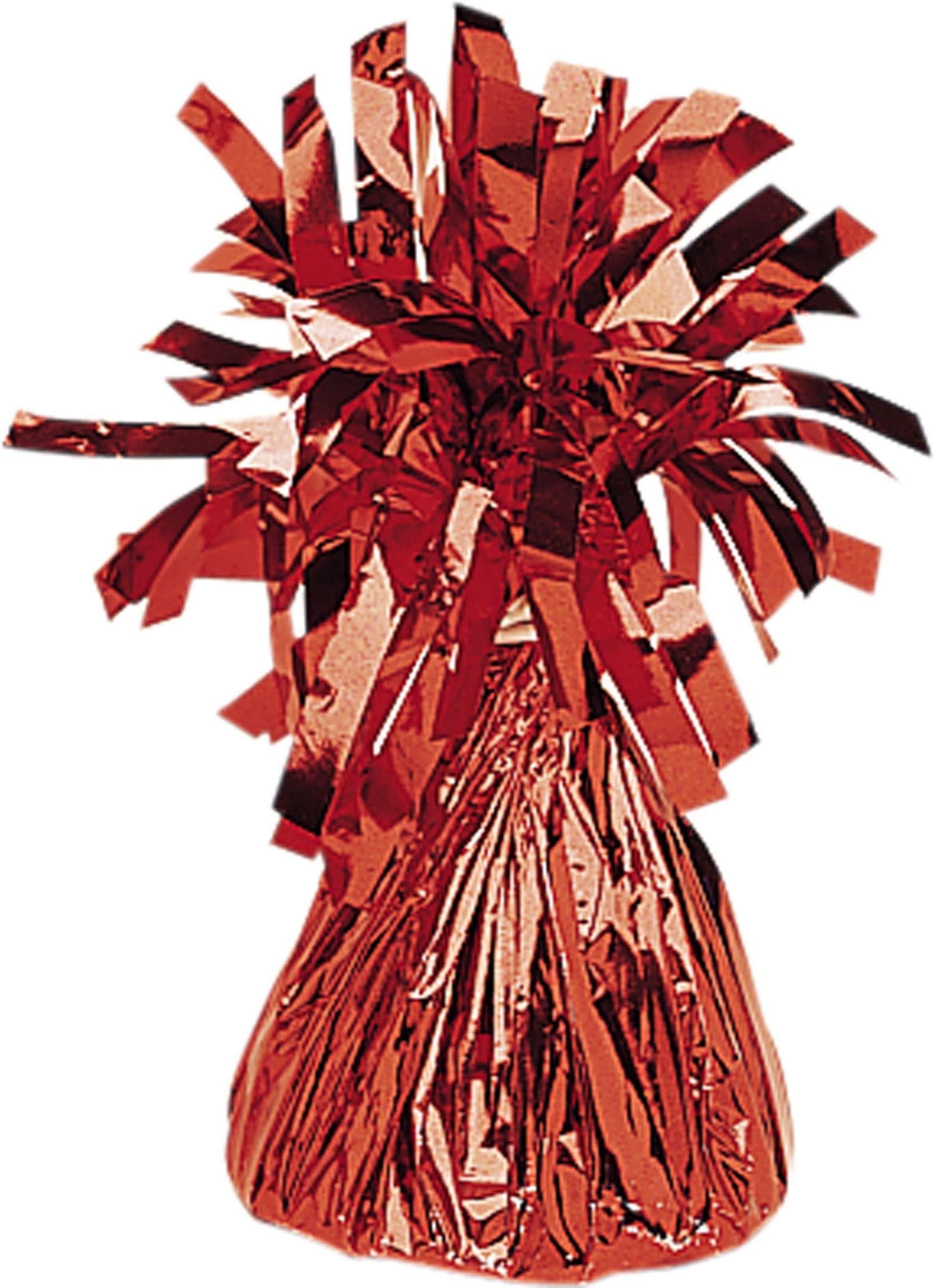 amscan991365-07 - Red Fringed Foil Balloon Weight - 170g