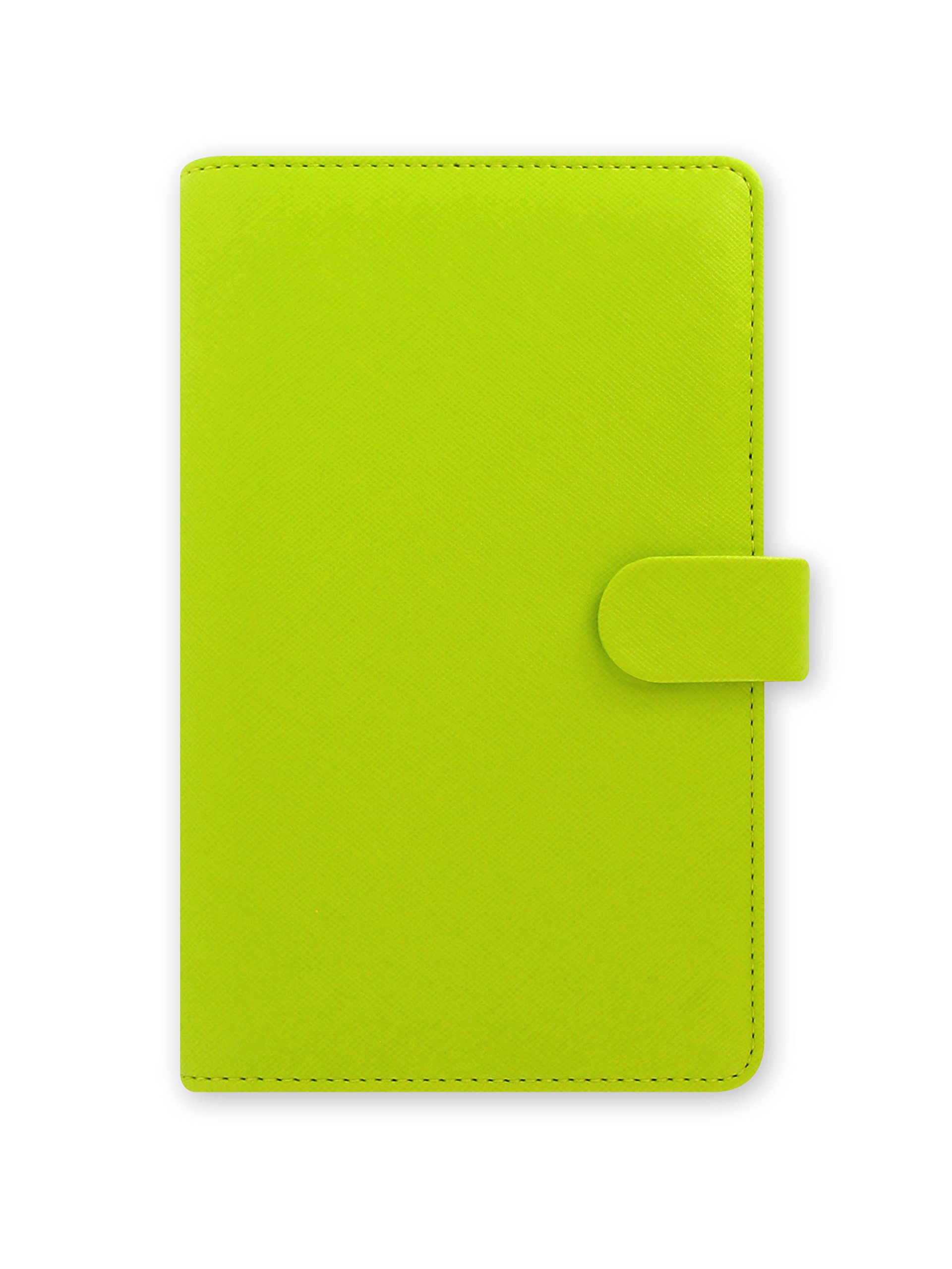 Filofax Saffiano Personal Compact Organiser - Pear