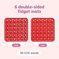 Vista 4 de Word Pop CVC Words Mats for Classrooms (Pack of 6) - Learn to Read in Weeks Learning Resources - Multisensory Reading & Phonics Games Ideal for