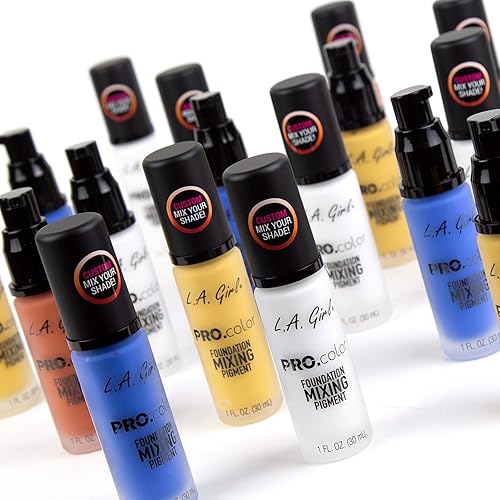 Miniatura 6 de LA Girl Pigmento de mezcla Pro mate azul 1 onza líquida