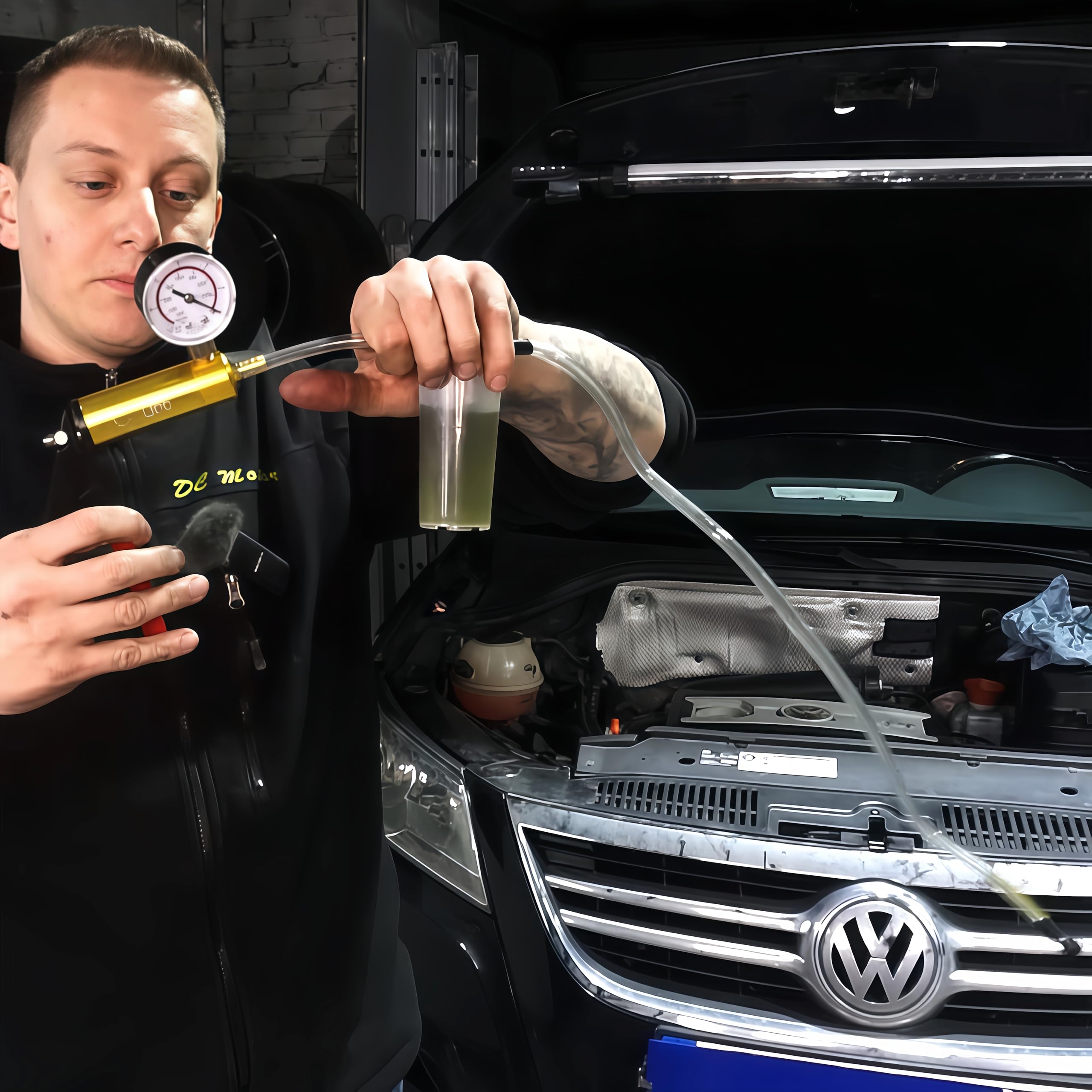 CCLIFE Spurgo Freni auto dispositivo per aspira liquido freni kit cambio olio freni auto