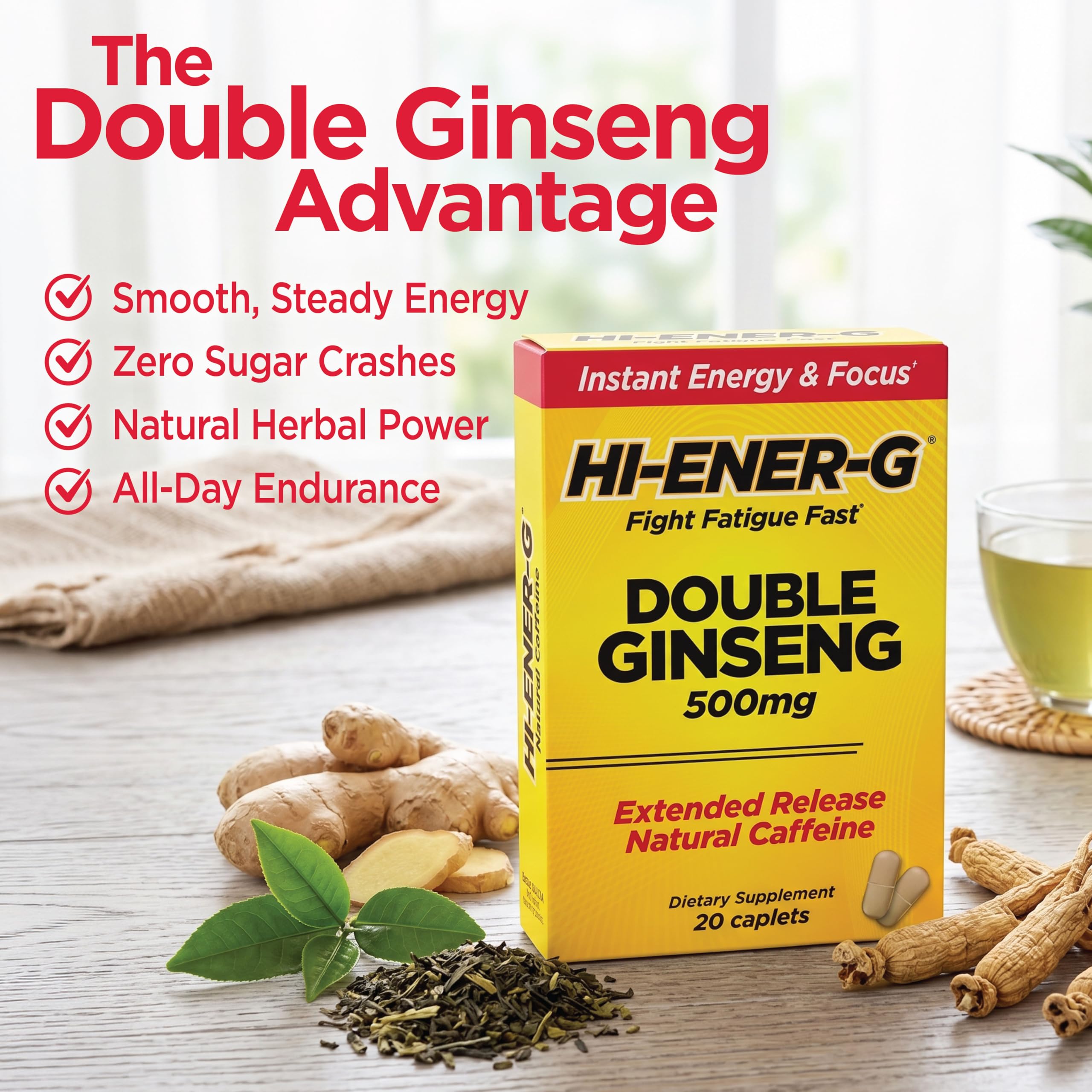 Windmill Consumer Products Hi-EnerG Triple Ginseng Energy Supplement, 500 mg, 20 servings, Multi, (N864) — Amazon image 4