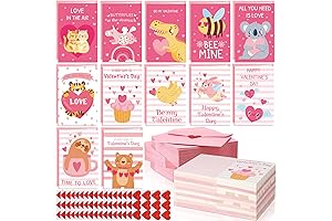180 Pieces Mini Valentine's Day Cards Bulk | Perfect for Valentine's Parties