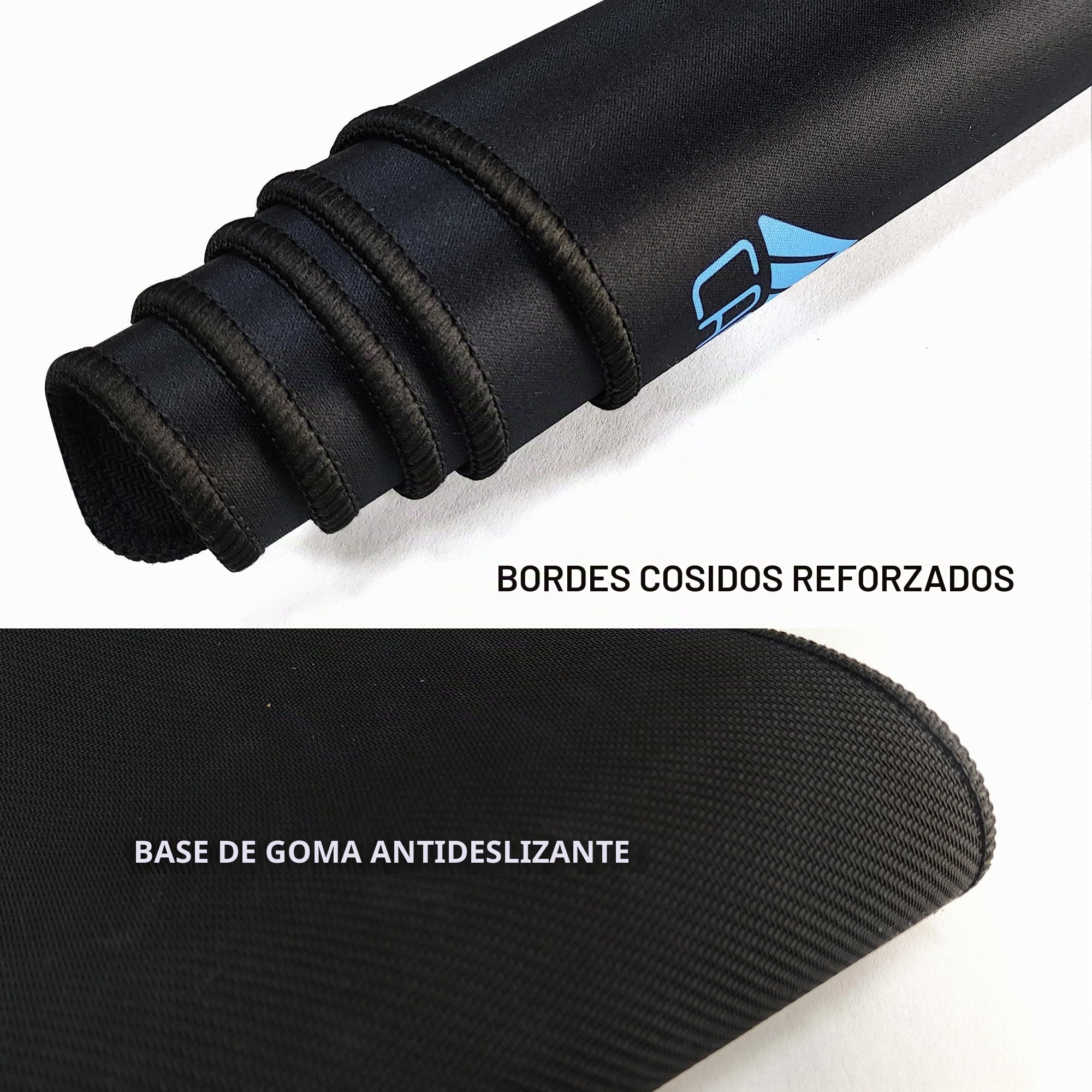 Cacoy 1100x500 mm Alfombrilla de Ratón para Juegos, Grande Alfombrilla de escritorio ordenador, Alfombrilla para ratón de Oficina Antideslizante, XXL Alfombrilla Escritorio Multifuncional (Negro)