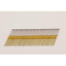 3" Inch by 0.131-1000 Pcs. per Carton- Type 304 Stainless Steel 21 Degree Fits 20-22 Degree Nailers Plastic Strip - Ring Shank - Full Head Nails