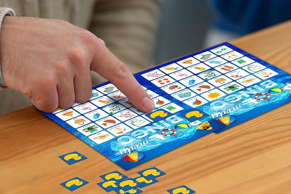 Summer Bingo Game, Pool Party Games Cards for Adults, School, Birthday, Beach Favors Supplies Decorations, 24 Players (B03)