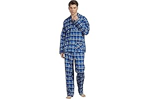 Ultra-Comfort Flannel Pajama Sets for Men: Warmth and Luxury Nightly