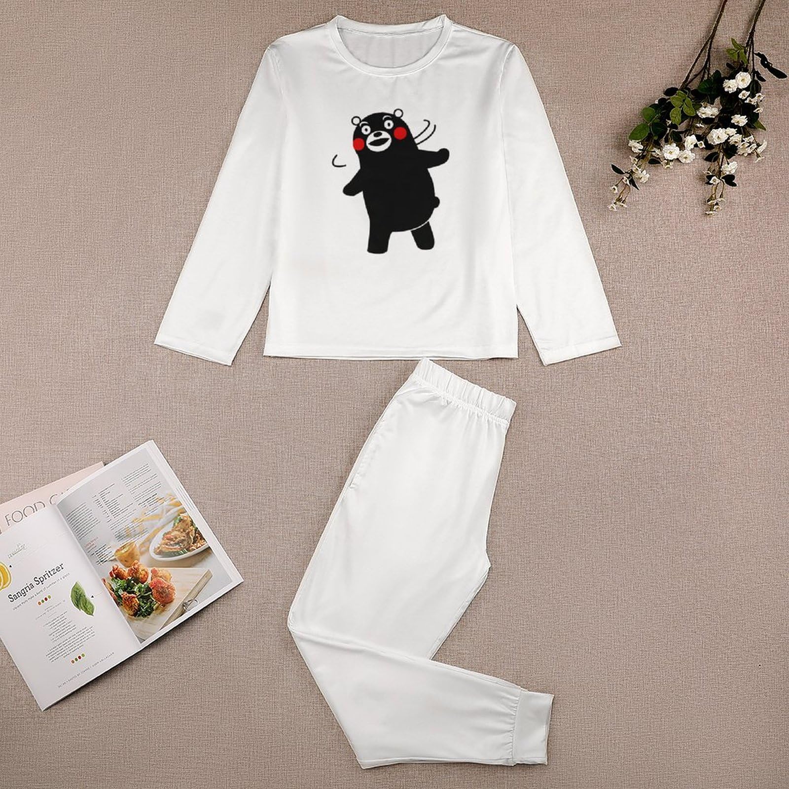 Amazon.co.jp: くまモン 子供用 パジャマセット 子供服 長袖 パジャマ