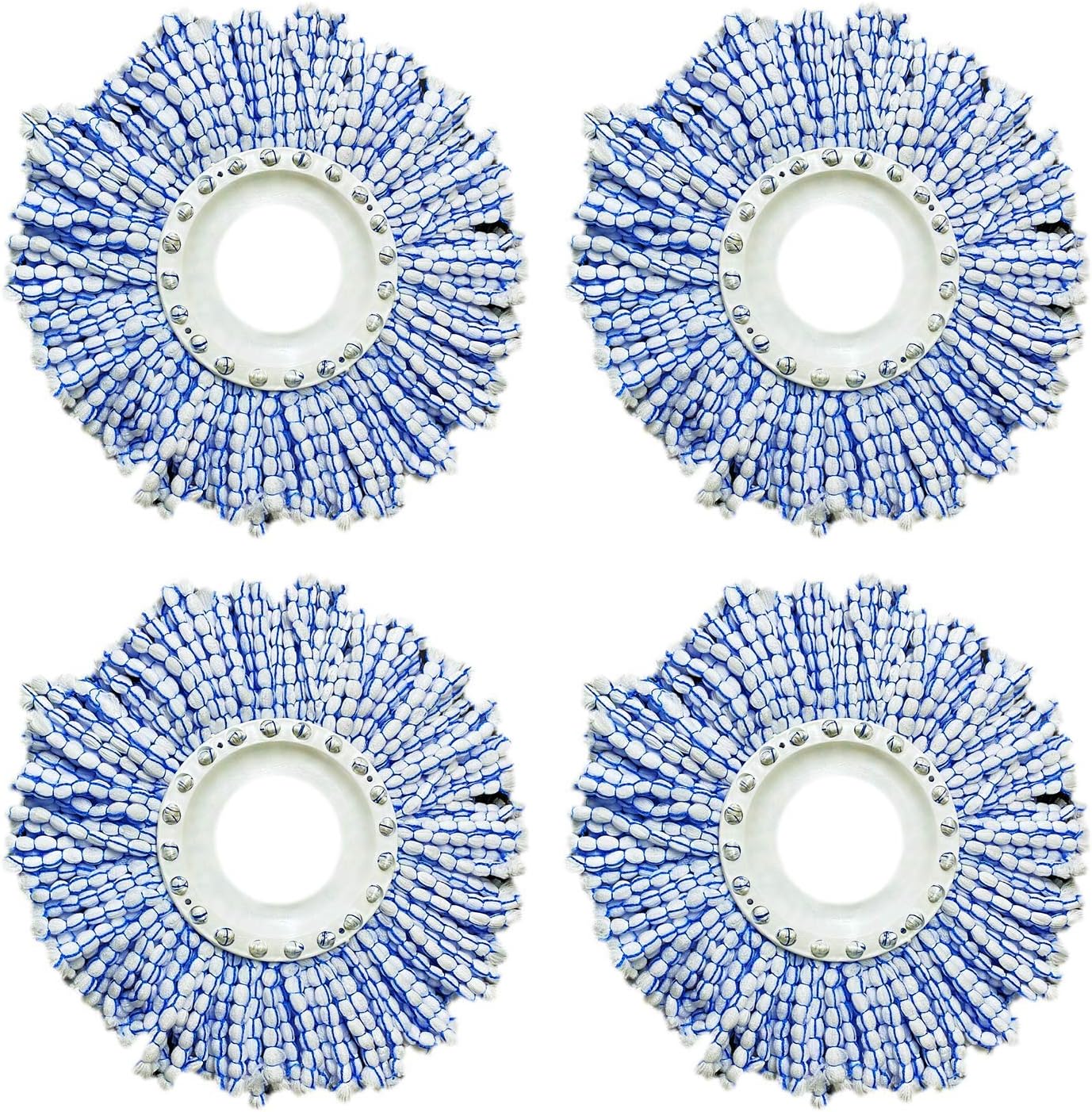 ALOUD CREATIONS Replacement Mop Head Refill | Spin Mop Refill | Microfiber Mop Refill | Heavy Quality (125gm Each) | Pack of 4