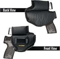 Vista 2 de Houston Gun Holsters IWB ECO Leather Concealed Carry Soft Material Compatible with Glock 26/27 / 33, Shield 45, XD-S 45, Taurus G3C Taurus PT 111