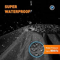 Vista 6 de Funda de poliéster 600D resistente compatible con parrilla Napoleon 61665 PRO 665, cubierta resistente al agua para barbacoa al aire libre