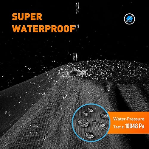 Miniatura 5 de ZBXFCSH Cubierta de parrilla resistente compatible con Coleman Roadtrip LXLXXLXE285 y compatible con parrillas Smoke Hollow 205, para todo tipo de