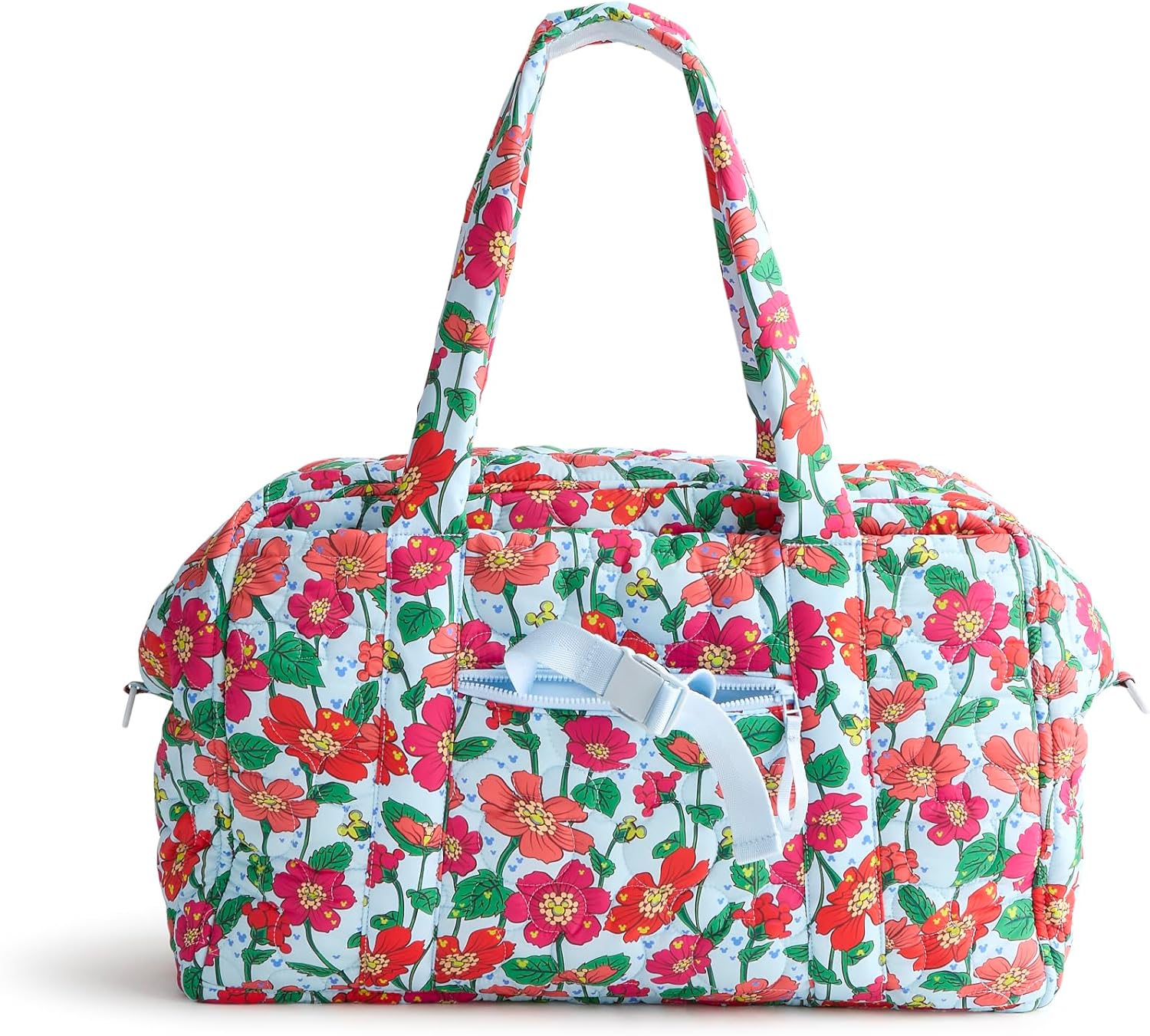 Vera Bradley Women's Disney Featherweight Miramar Weekender Travel Bag, Mickey Meadow, One Size