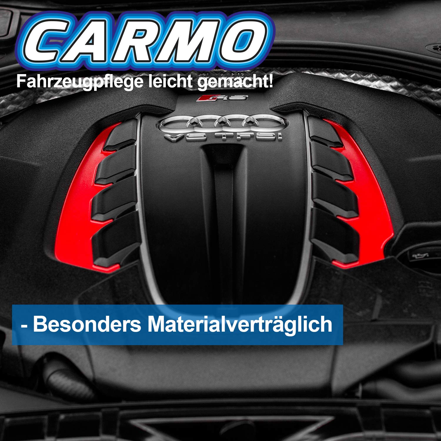 CARMO Kunststoffpflege mit Tiefenwirkung/Reifenpflege - 12 Stück