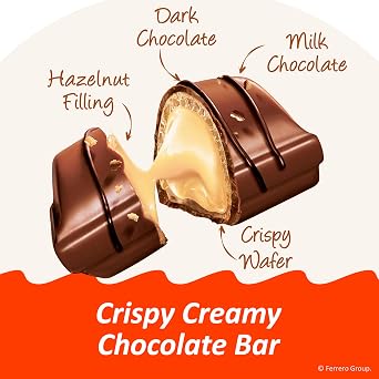 Kinder Bueno Mini Chocolate Bites with Crispy Wafer and Hazelnut Cream, Individually Wrapped, Party Pack, 23.8 oz (Pack of 2)