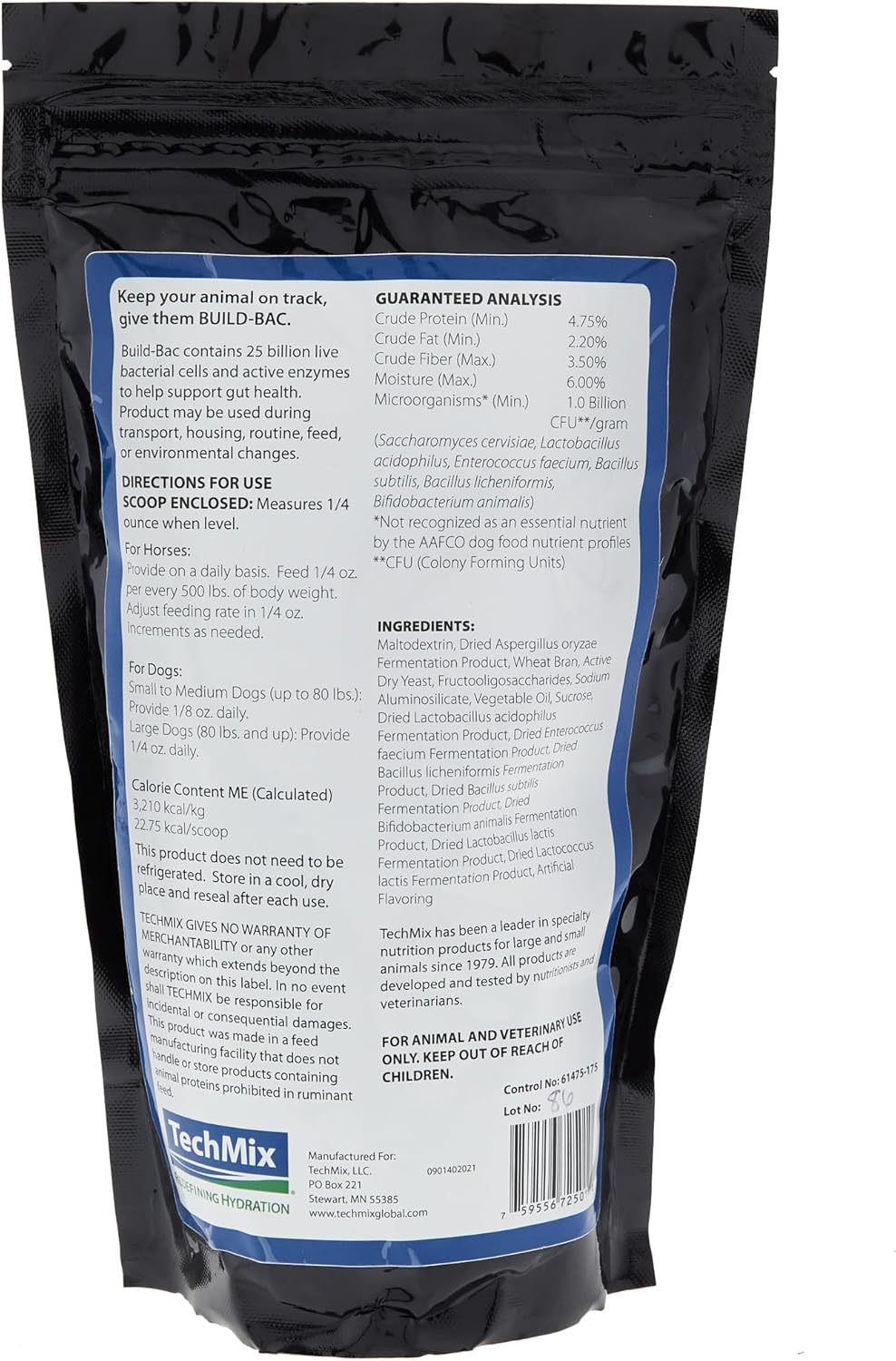 Techmix Restart Gutbugz Probiotic 1.54lb