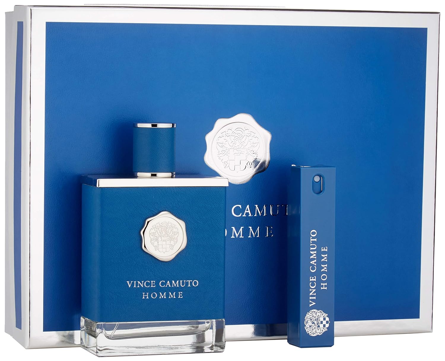 Vince camuto homme 3pcs 3.4 EDT spr, 2.5 Deo, 0.5oz EDT spr (m) (608940557082)