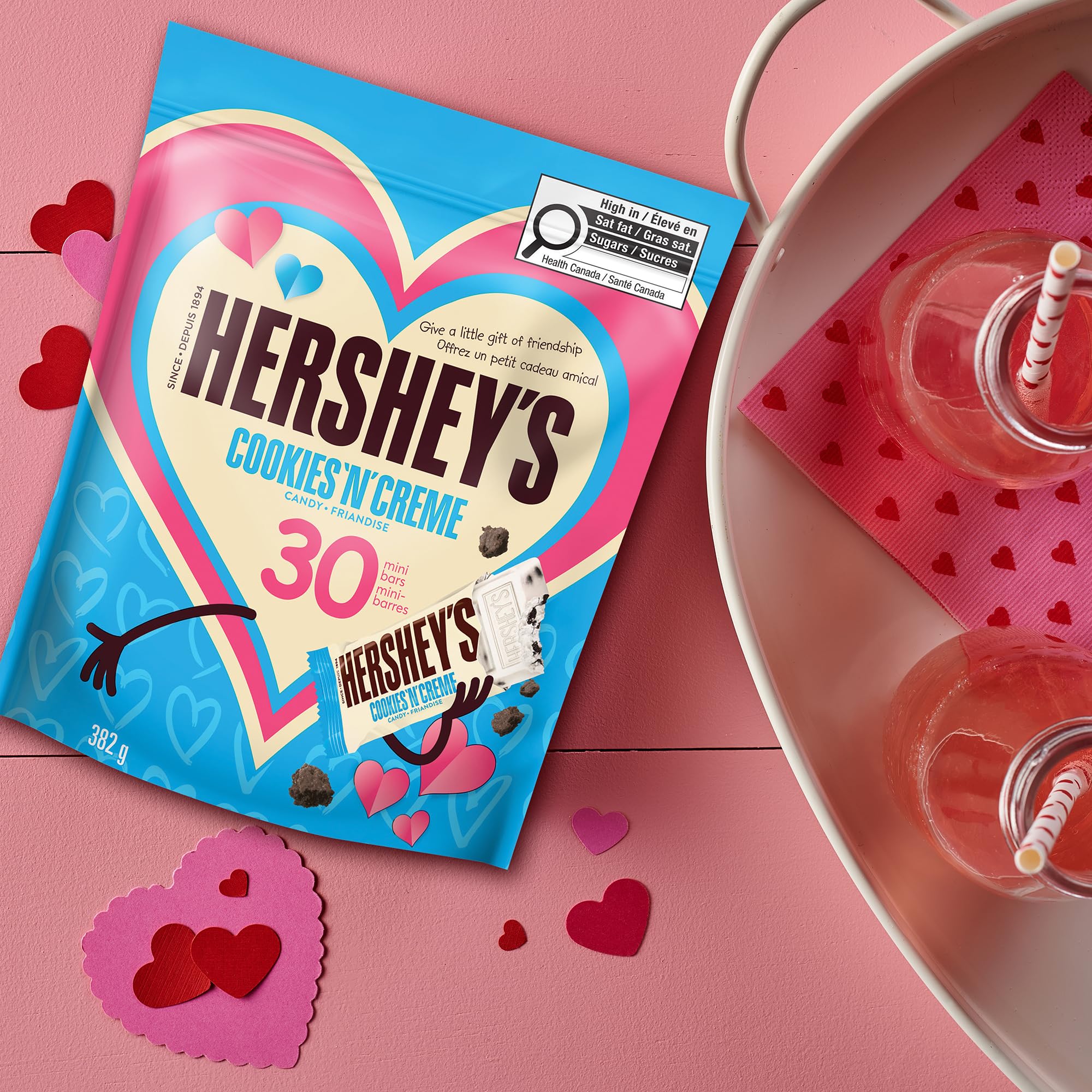 HERSHEY'S COOKIES 'N' CREME 30ct Peanut Free, 382g : Amazon.ca