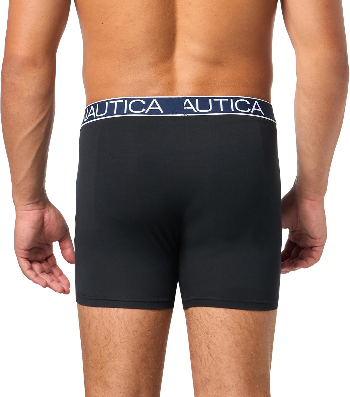 Nautica Men's 3-Pack Modal Stretch Boxer Briefs - Image 3