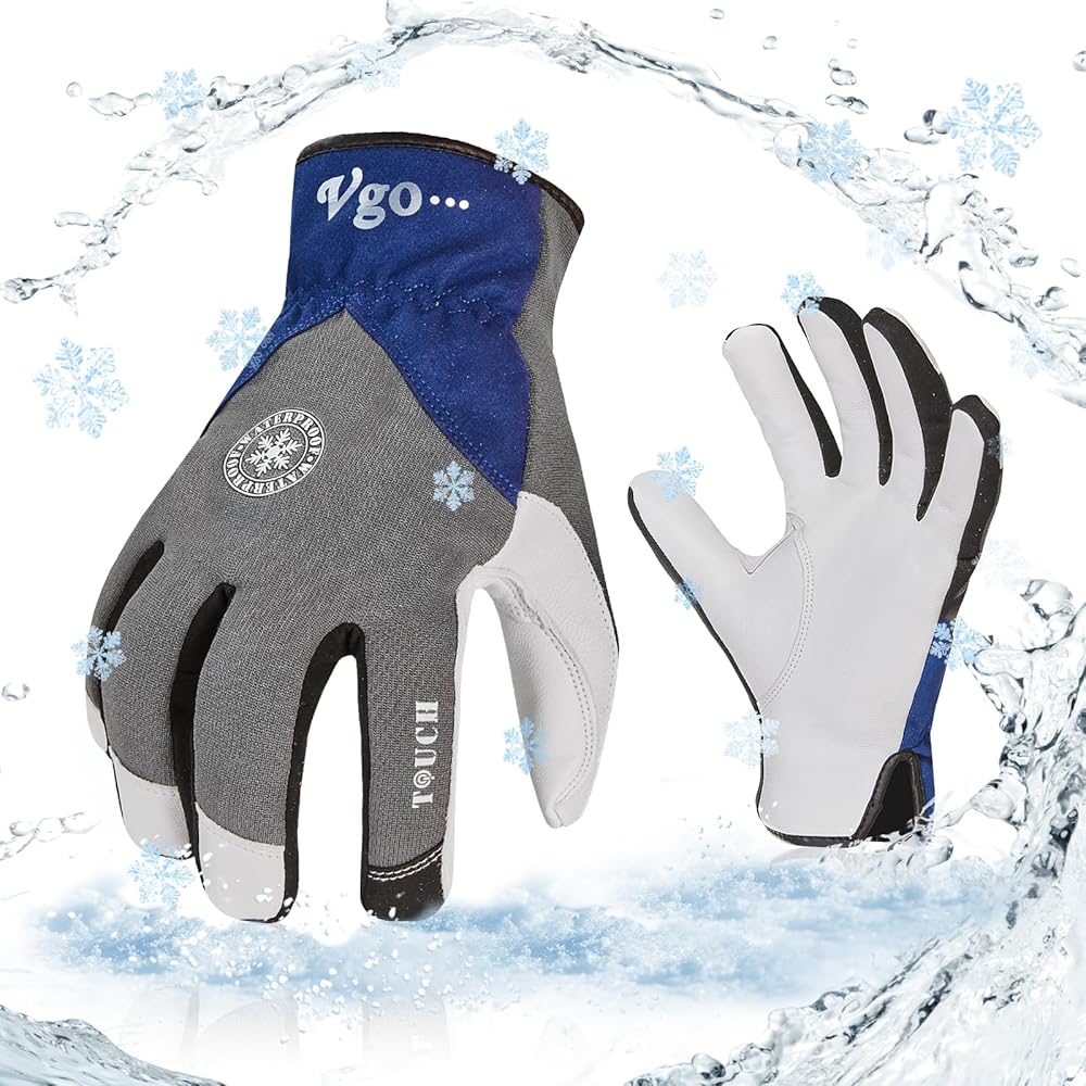 6/mo Finance Vgo... 1Pair Winter Warm Work Gloves Men Women 0℃/32