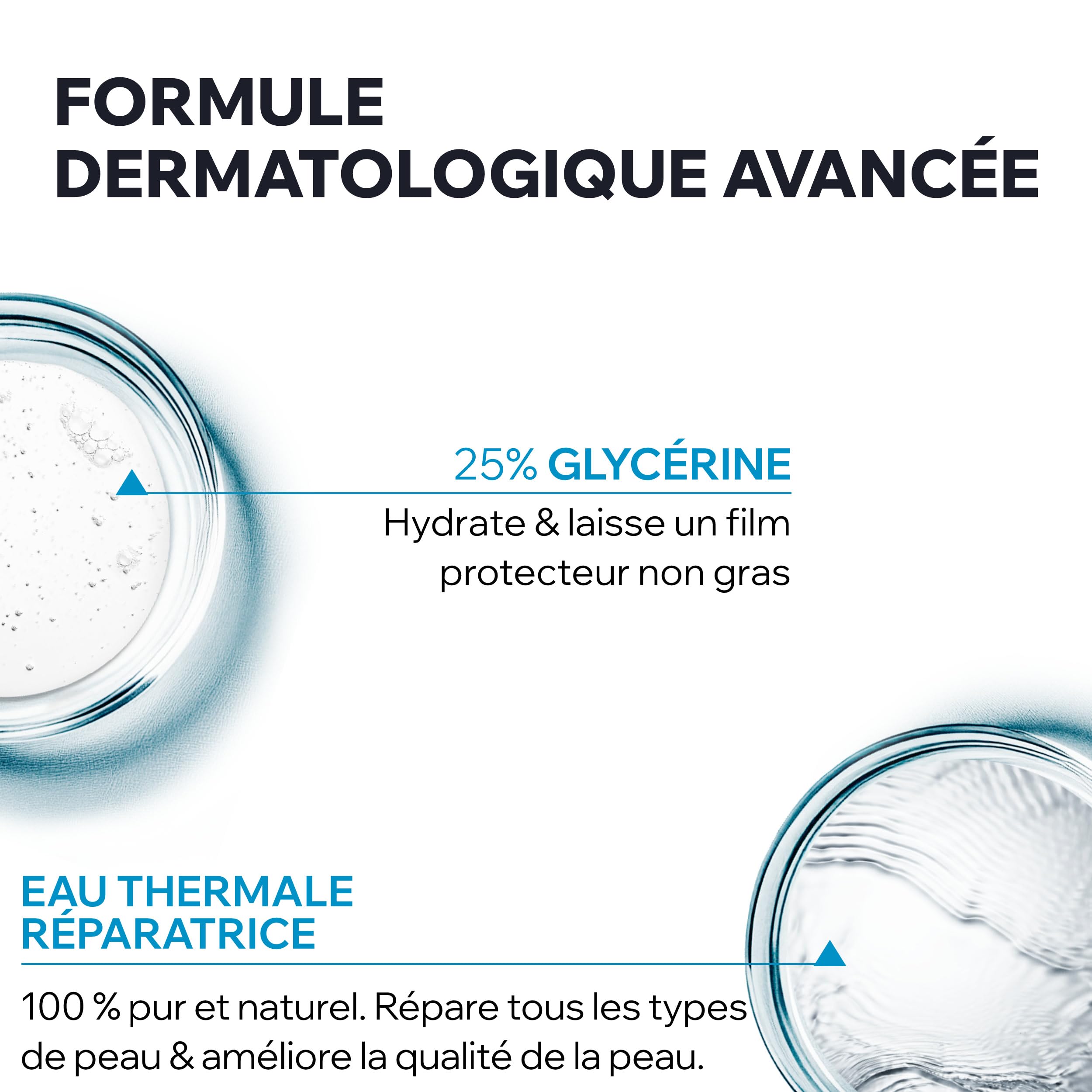 Uriage Huile de Douche 50ml - Nettoyant Visage et Corps - Peaux Sèches et Sensibles - Nettoie, Nourrit, Prévient le Dessèchement - 25% de Glycérine, Agents Extra-Riches - pH Physiologique - Sans Savon