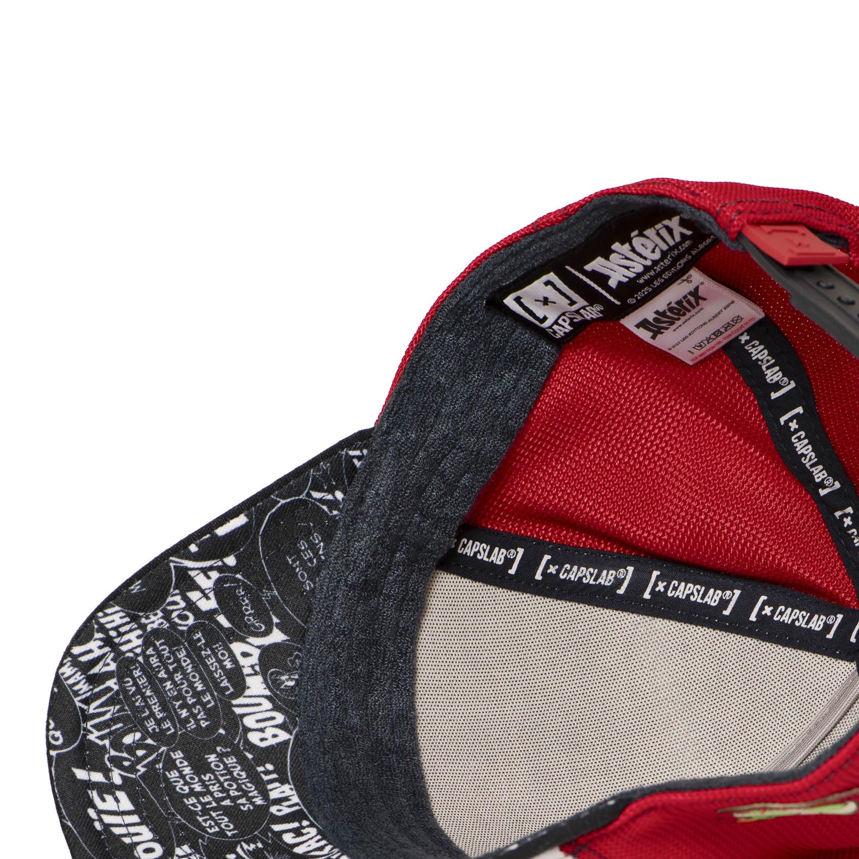 Capslab Kappe für Damen und Herren, Trucker-Kappe Asterix, verstellbar durch Snapback