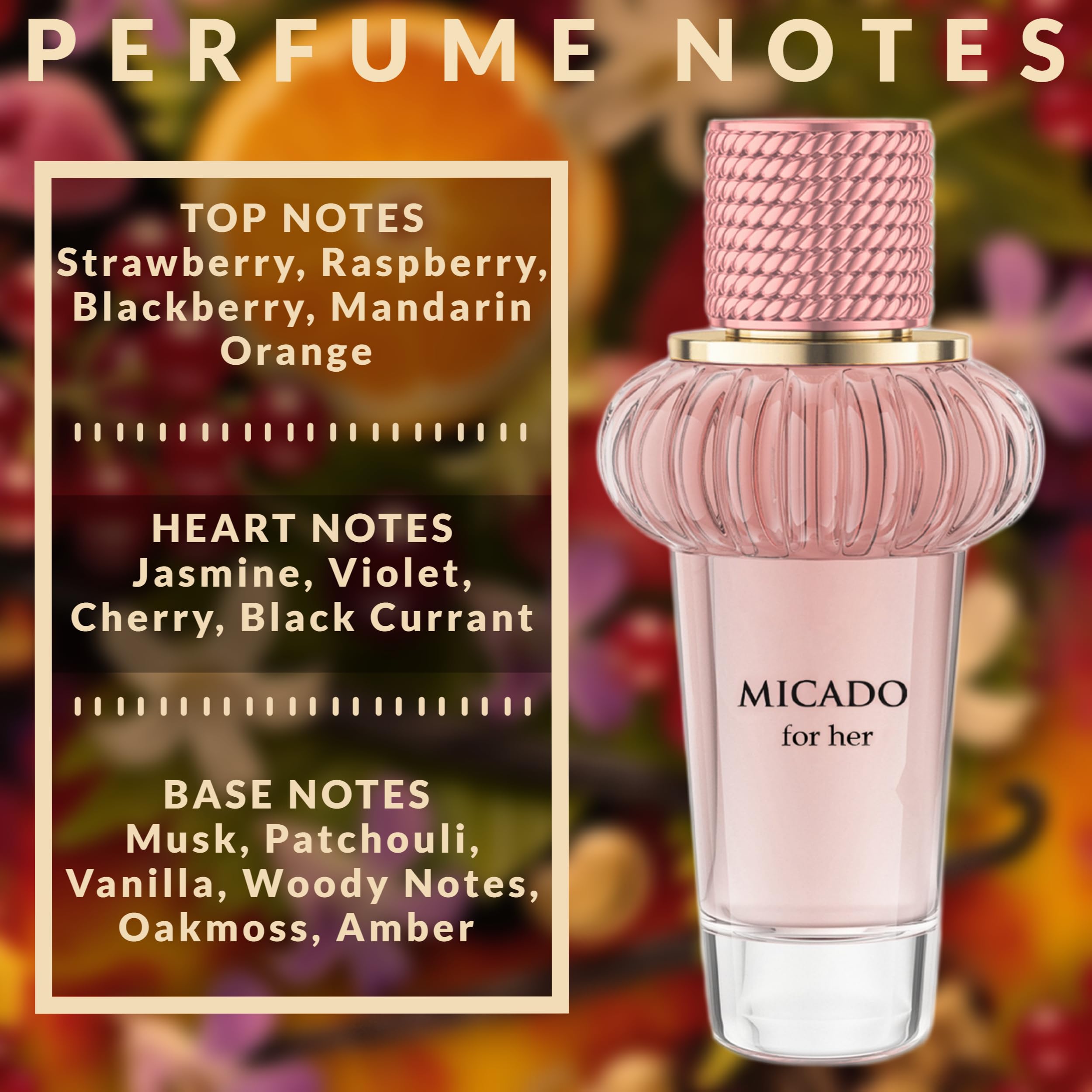 Amazon.com : AMARAN Micado For Her, Women´s Eau de Parfum (EDP