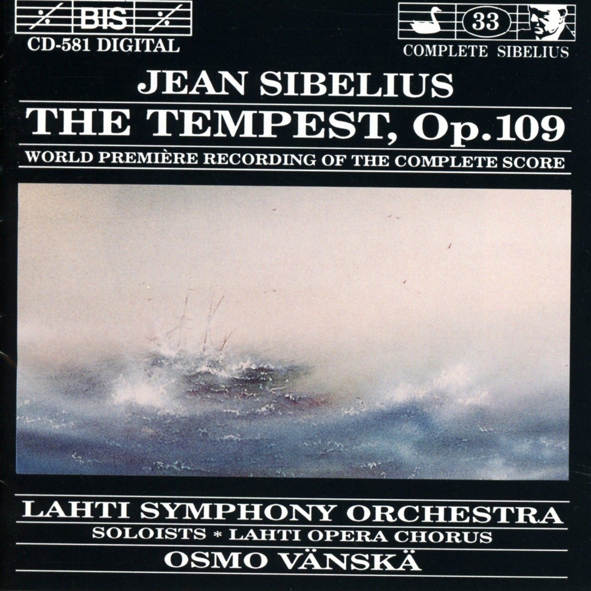 Sibelius: The Tempest (complete incidental music)