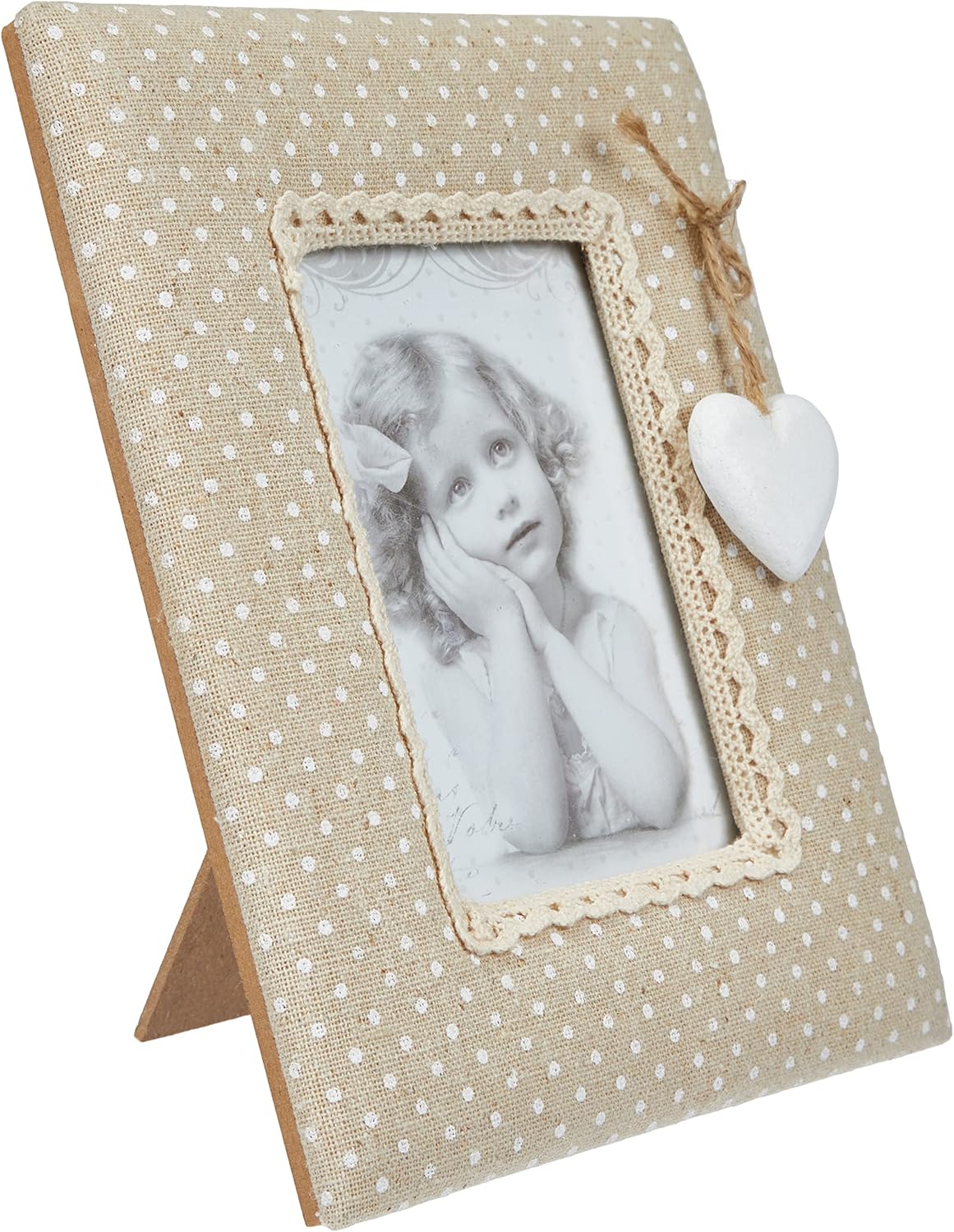 EuroF Irany Photo Frame, MDF, Beige, 16 x 19 x 2 cm
