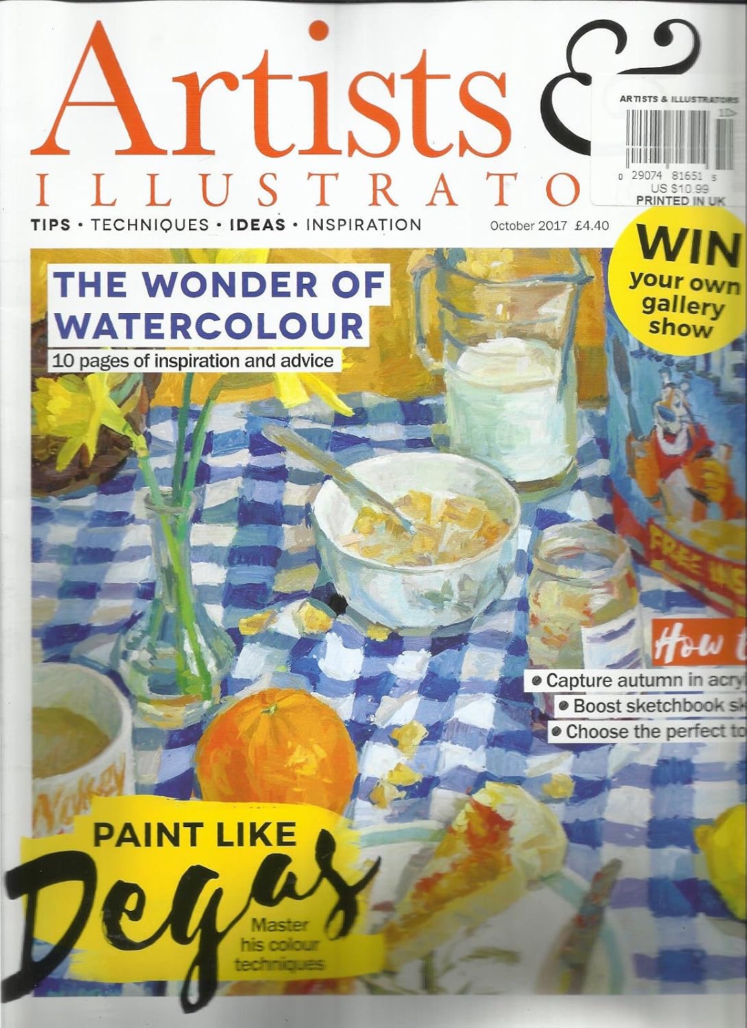 ARTISTS ILLUSTRATORS MAGAZINE, OCTOBER 2017 ISSUE, 383