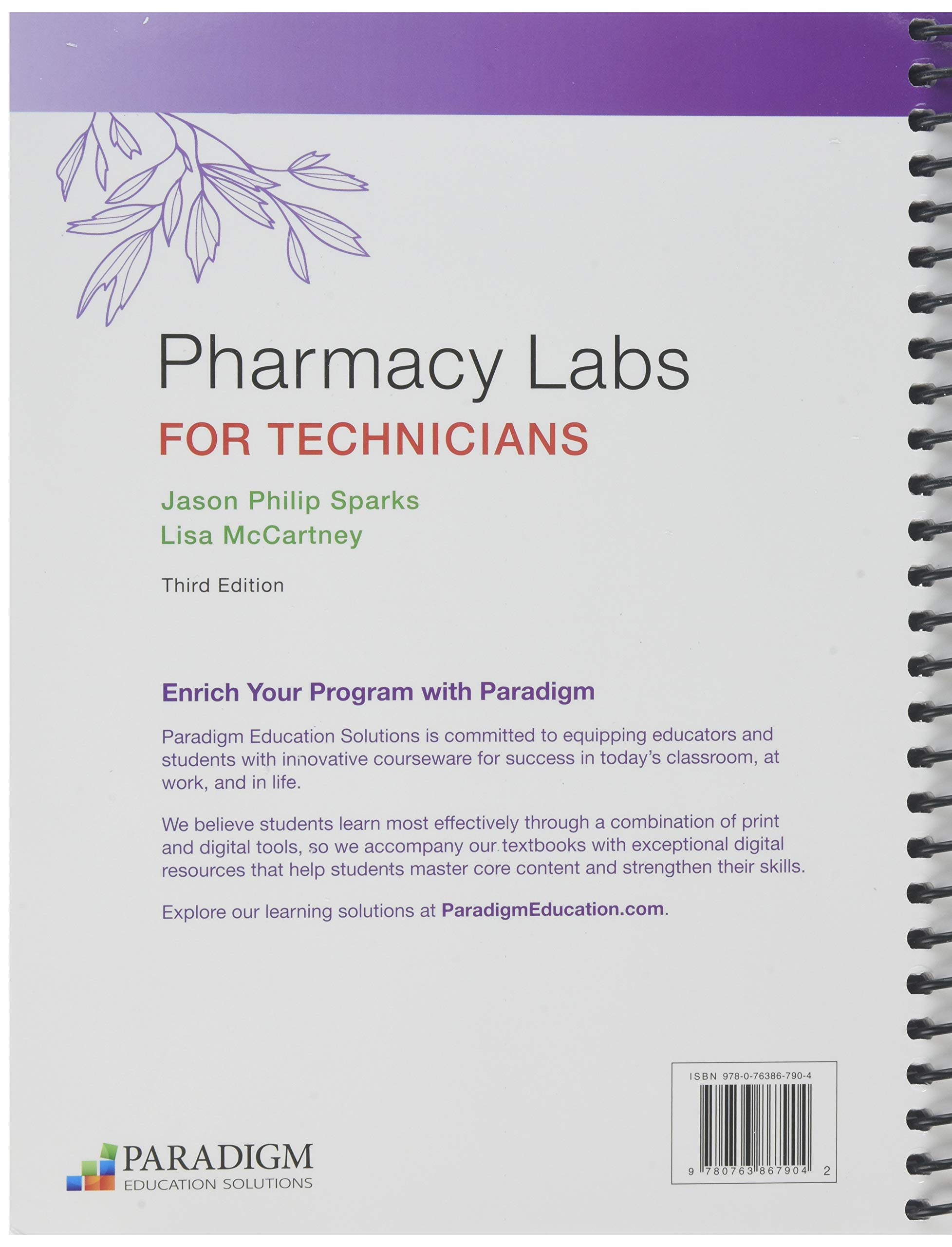 Pharm Labs for Technology + Eoc/Course Nav 12-month Access Card: Text, eBook, EOC and Course Navigator (code via mail) (Pharmacy Technician)