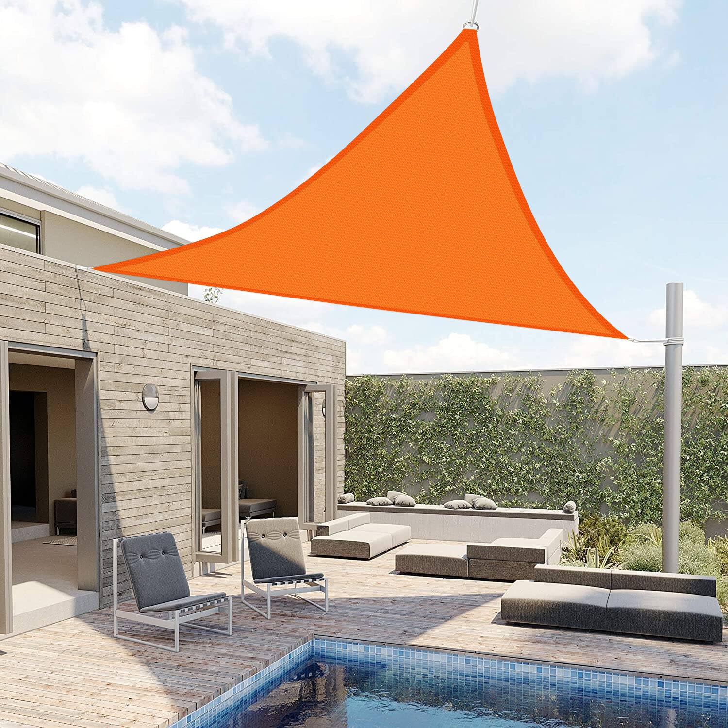 Amazon.com : AwnPro 13' x 13' x 13' Shade Sail with Hardware Kit