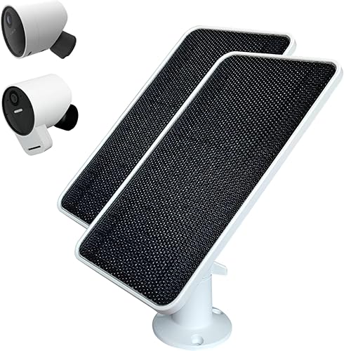 Miniatura 10 de Soporte de canalón para cámarapanel solar, soportes de canalón inoxidables para Arlo, Ring Stick Up (solamente), SimpliSafe, Wyze, Eufy y cualquier