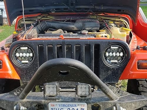 Miniatura 7 de iJDMTOY 2 H4-To-H13decodificadores antiparpadeo aptos para cualquier sistema de faros LED redondos de 7 pulgadas para Jeep Wrangler JK