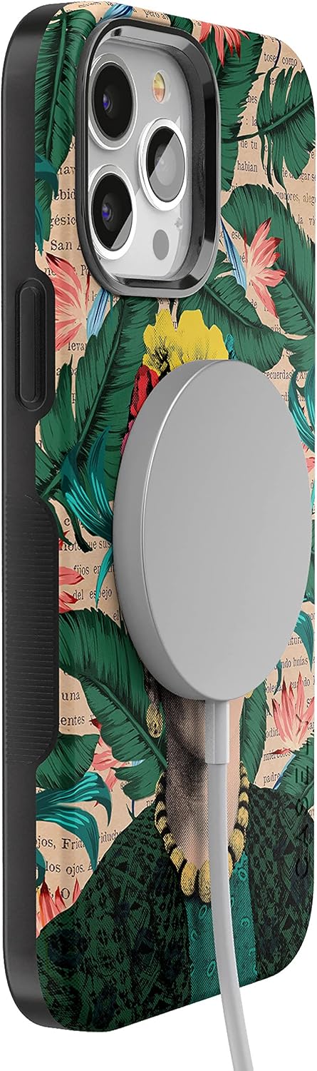 Casely iPhone 13 Pro Case | Find Your Muse | Frida Kahlo Portrait | Bold Protective Design | Compatible with MagSafe