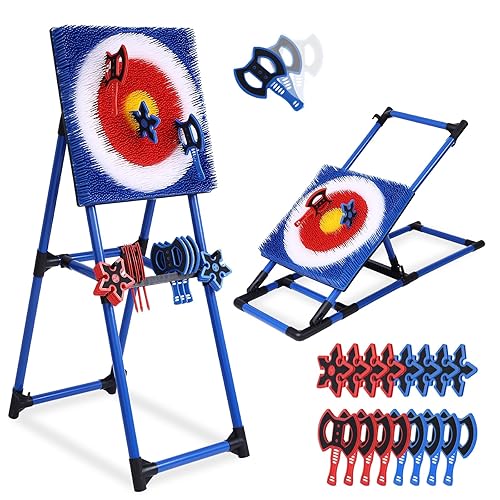 Axe Throwing Game for Backyard - 8 Throwing Axes Set