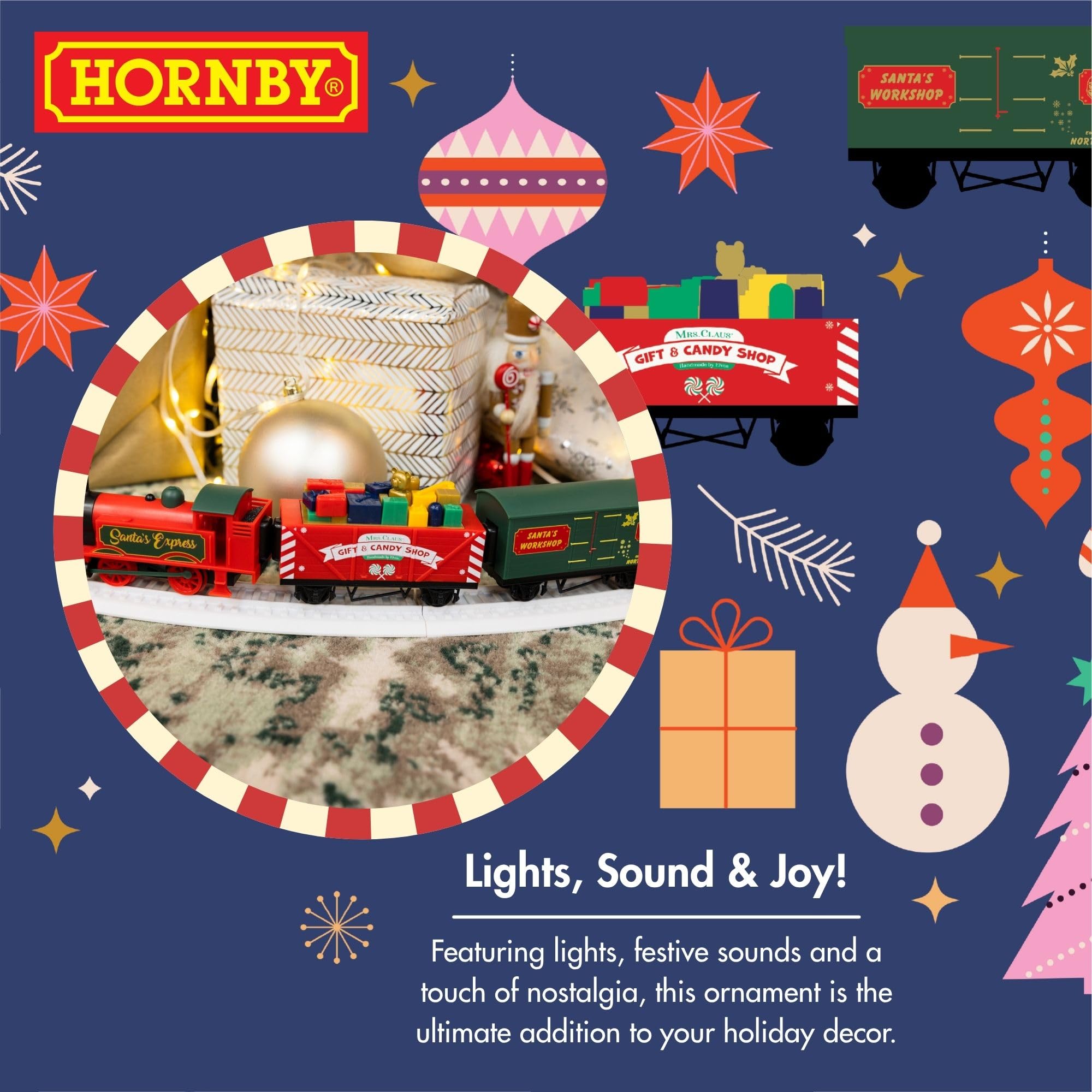 Hornby R9363M Santa's Express Christmas Train Set, Analogue OO Gauge 1:76 Scale Model Railway - Image 3