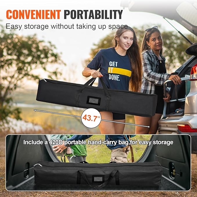 Pantalla Portátil VEVOR 150" 16:9 HD con Soporte miniatura 5