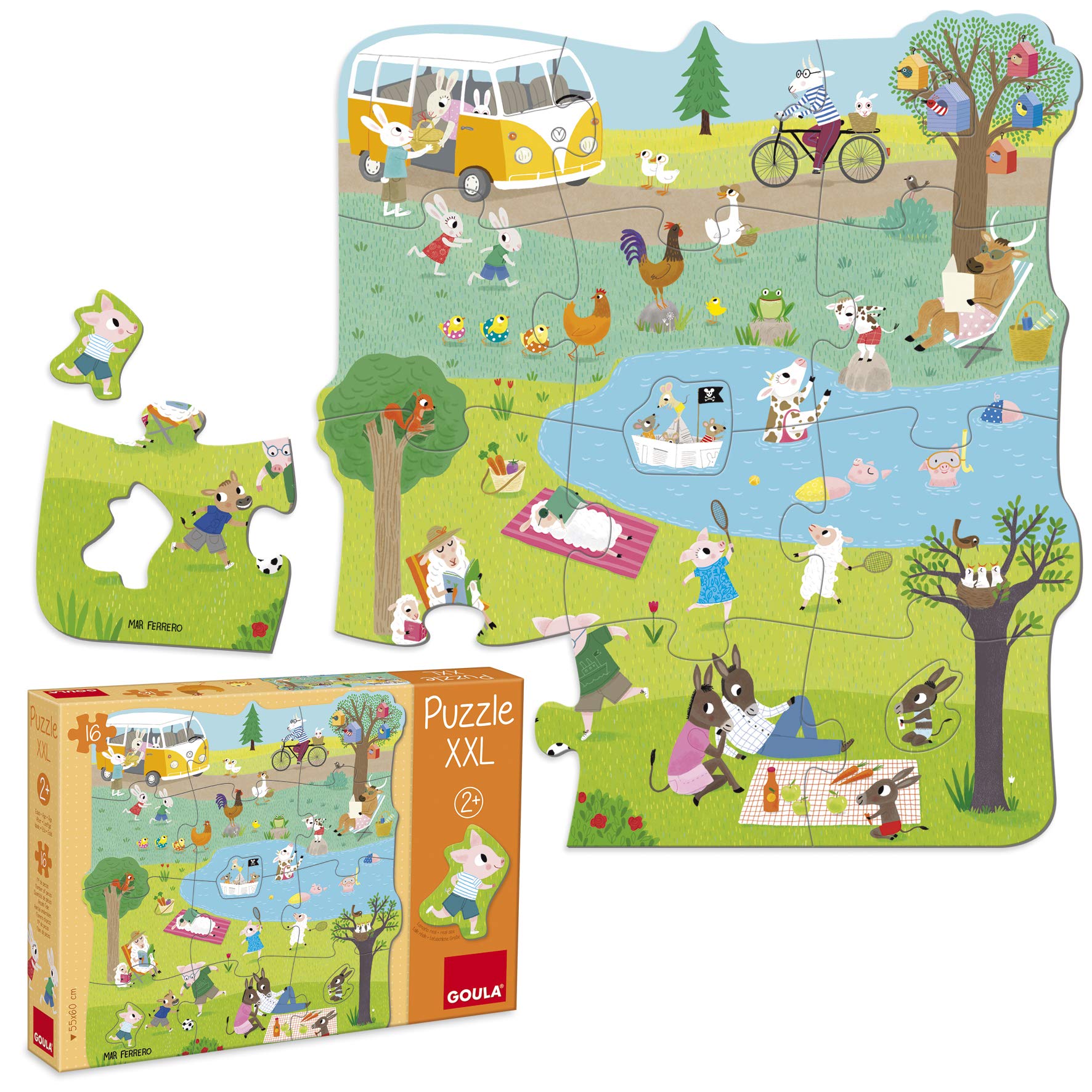 Goula A Day in The Countryside Puzzle (2X-Large)
