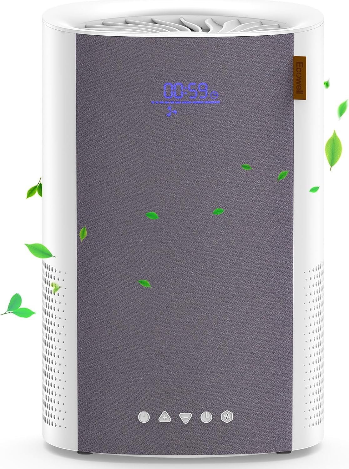 ECOWELL Hepa Air Purifiers,3-Stage Filtration Small Home Air Purifier Covers up to 215 ft² / 20 m² for Small Room, Quiet 28db Mini Air Purifier for Bedroom and Remove Pets Hair.