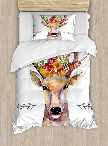 Miniatura 197 de Ambesonne Juego de funda de edredón de pesca, lubina de boca grande atrapando un bocado en espray de agua, imagen salvaje, juego de cama decorativo