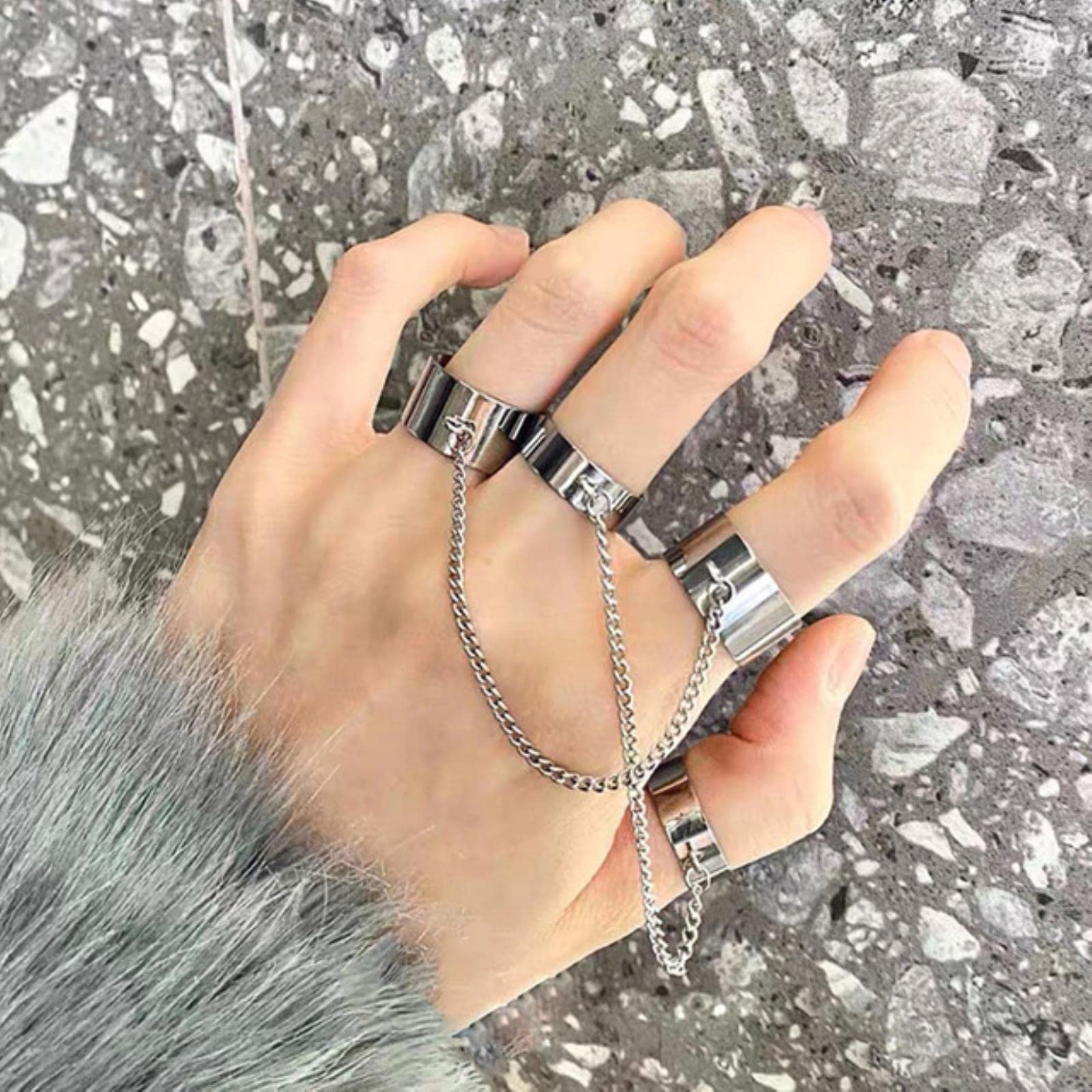 Ring Ringen Ring Sieraden Vrouwen Mannen Vierkante