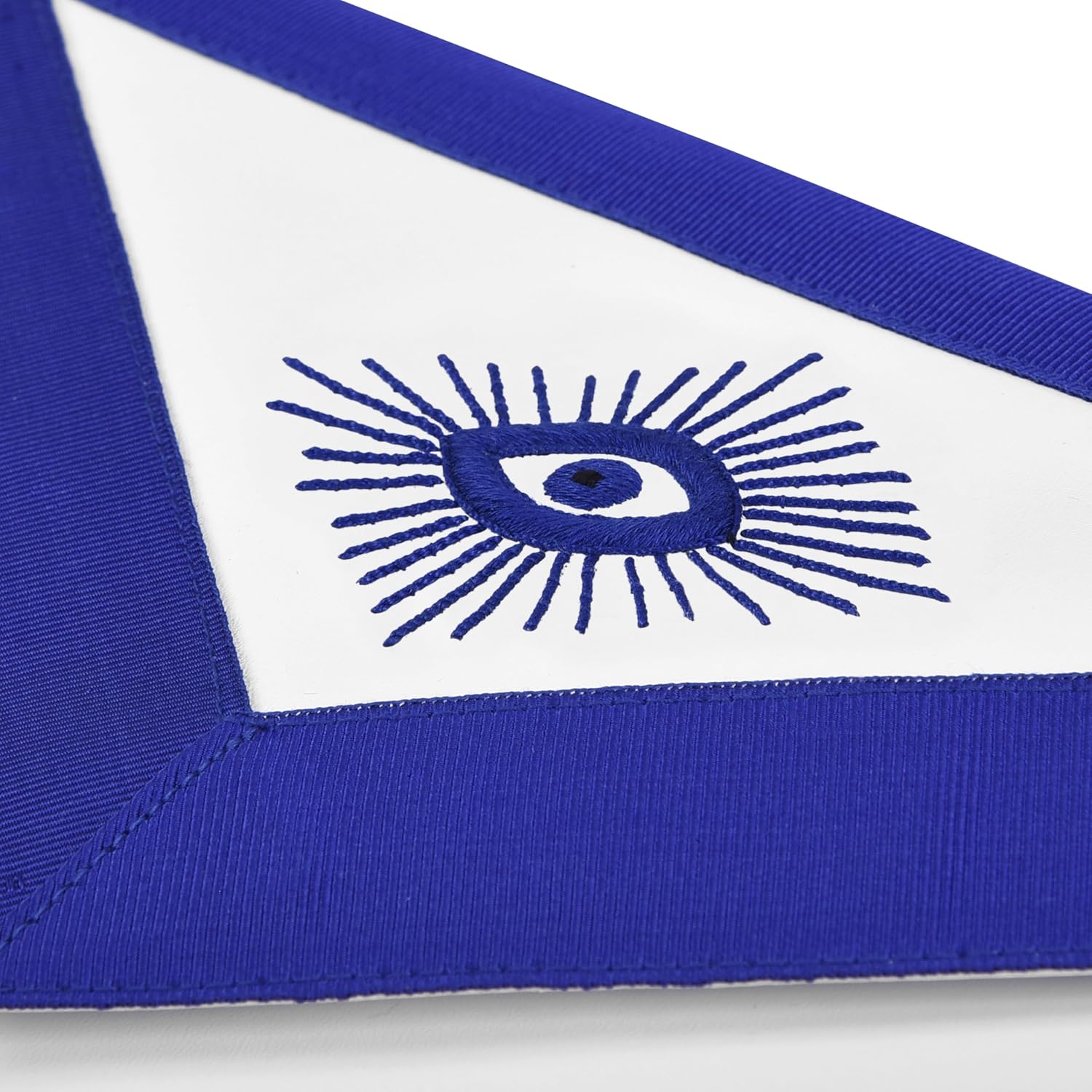 BRICKS MASONS Junior Warden Blue Lodge Officer Apron - Royal Blue Borders