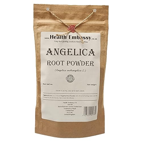 Health Embassy Angelica Root Powder | Angelica archangelica L (50g)