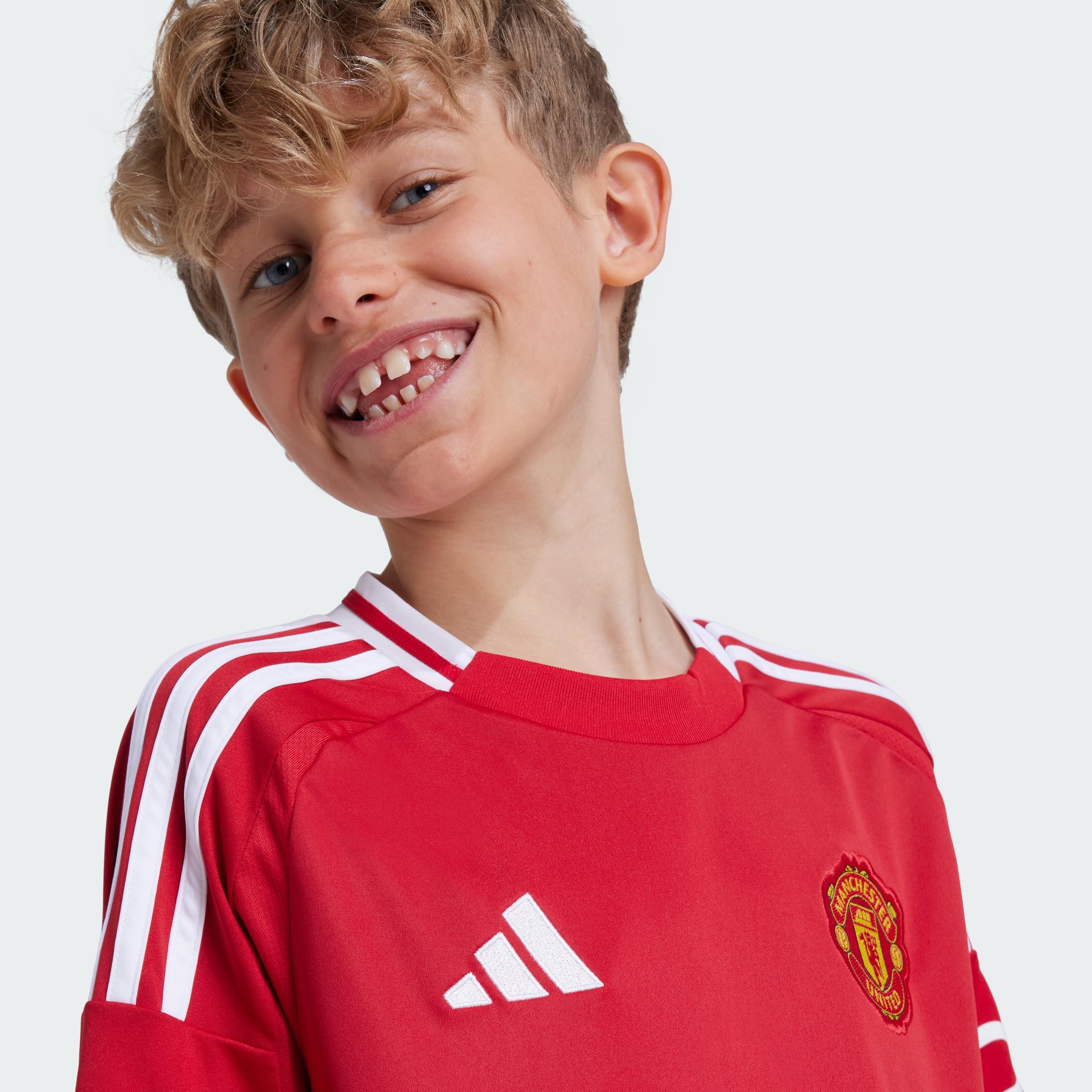 adidas Unisex Kids' Camiseta Primera equipación Manchester United 24/25 (Adolescentes), MUFC Red, 140