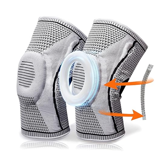 2pcs Ultra Knee Elite Knee Compression Sleeve Professional Knee Brace