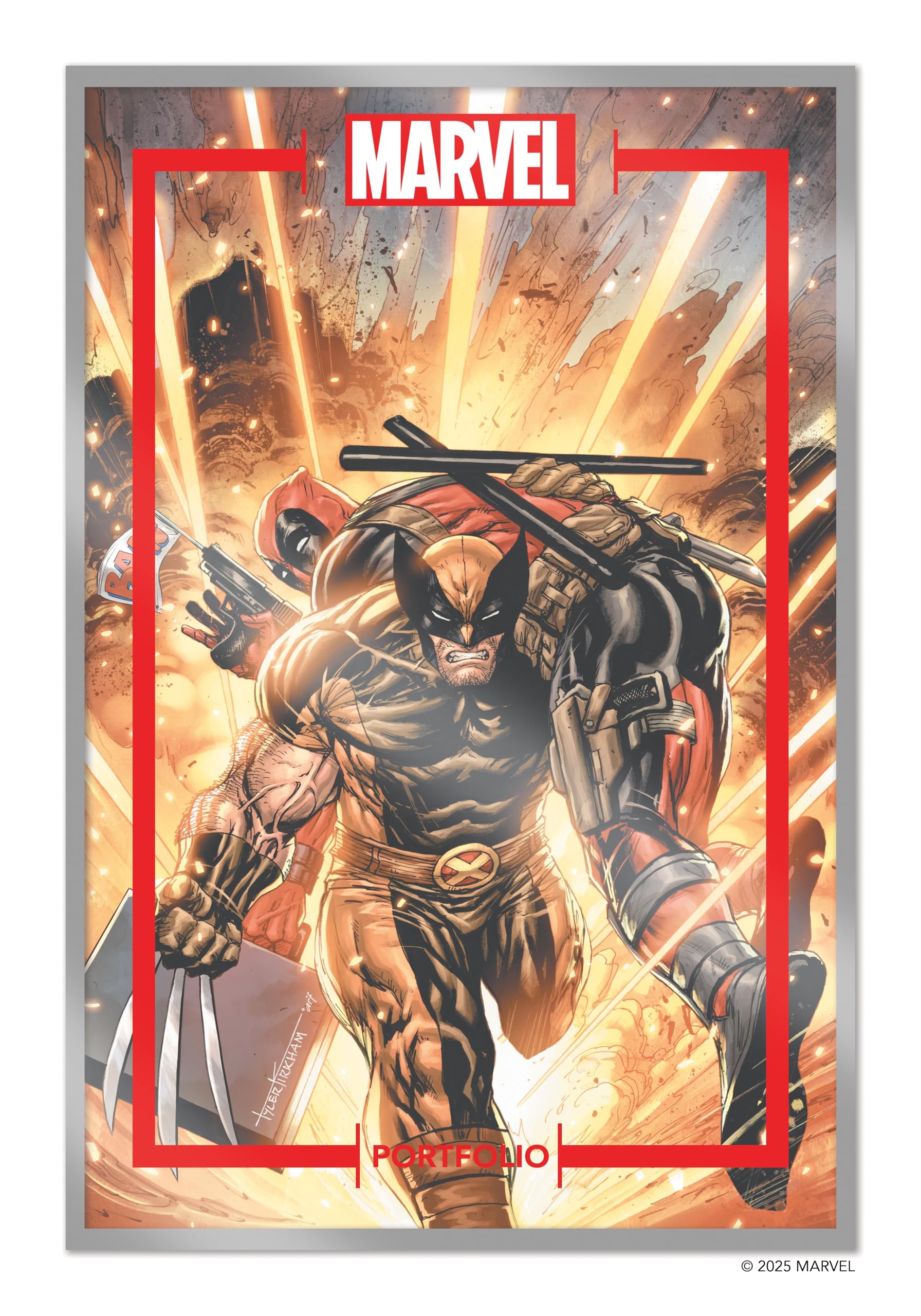 Portfolio Tyler Kirkham X-Men : le cadeau idéal pour les fans de Marvel