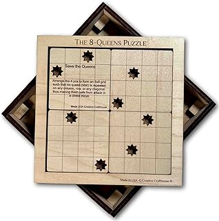 Save The Queens - Wood Brain Teaser Puzzle